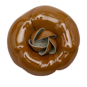 Pre-Loved Chanel Camellia Patent Brooch